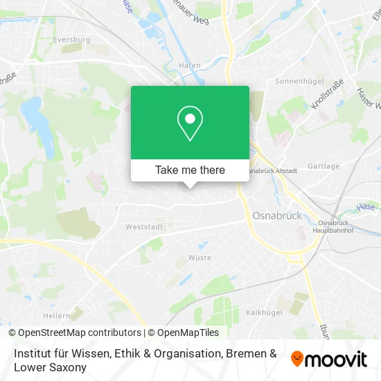 Institut für Wissen, Ethik & Organisation map