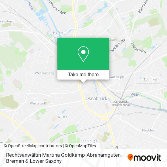 Rechtsanwältin Martina Goldkamp-Abrahamguten map