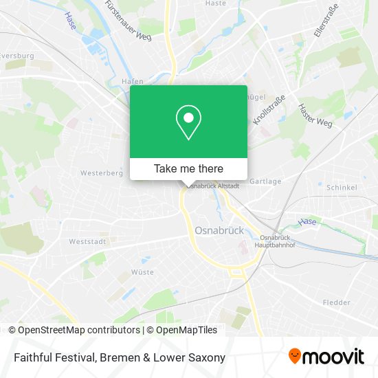 Faithful Festival map