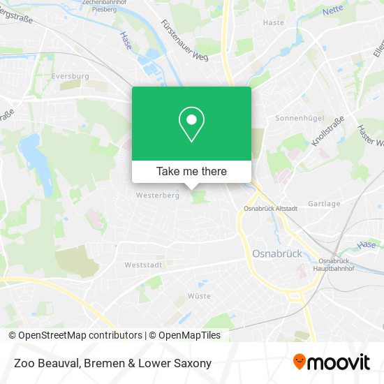 Zoo Beauval map