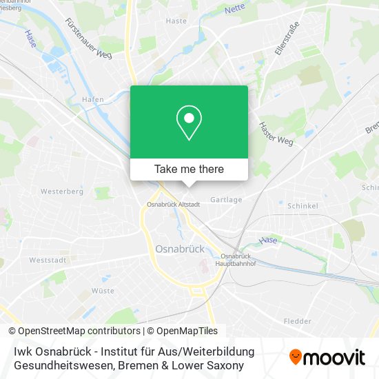 Iwk Osnabrück - Institut für Aus / Weiterbildung Gesundheitswesen map