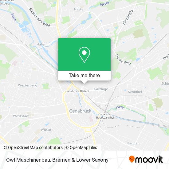 Owl Maschinenbau map
