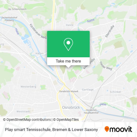 Play smart Tennisschule map