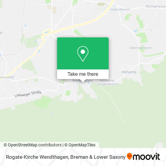 Rogate-Kirche Wendthagen map