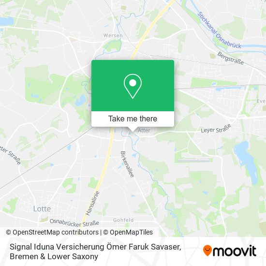 Signal Iduna Versicherung Ömer Faruk Savaser map