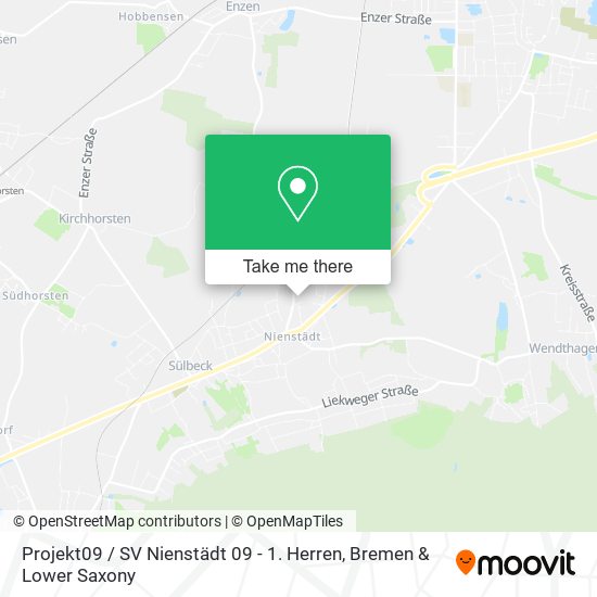 Projekt09 / SV Nienstädt 09 - 1. Herren map