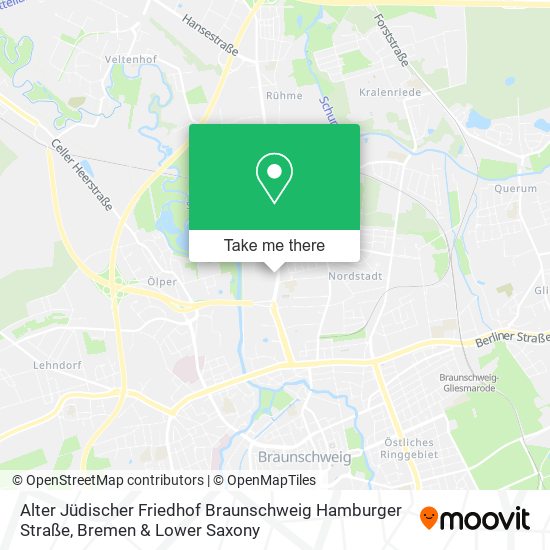Alter Jüdischer Friedhof Braunschweig Hamburger Straße map