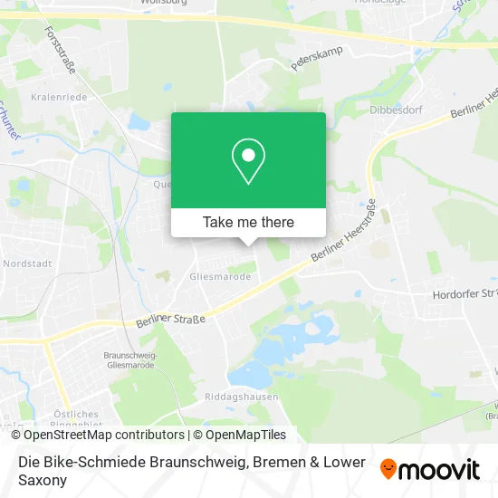 Карта Die Bike-Schmiede Braunschweig