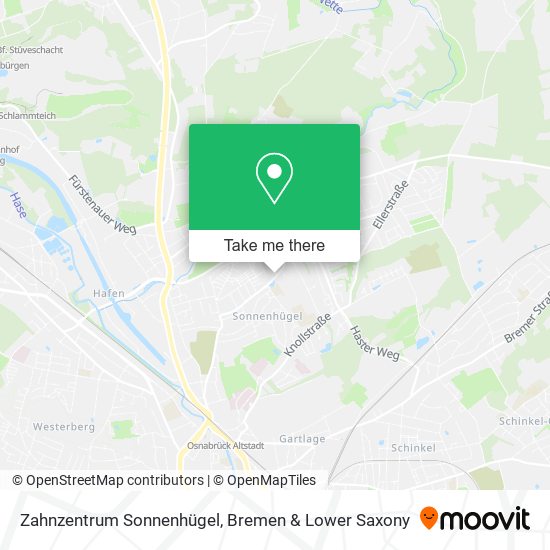 Zahnzentrum Sonnenhügel map