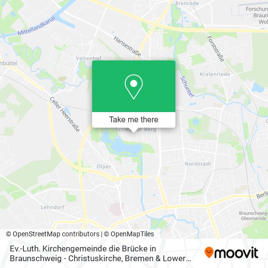Ev.-Luth. Kirchengemeinde die Brücke in Braunschweig - Christuskirche map