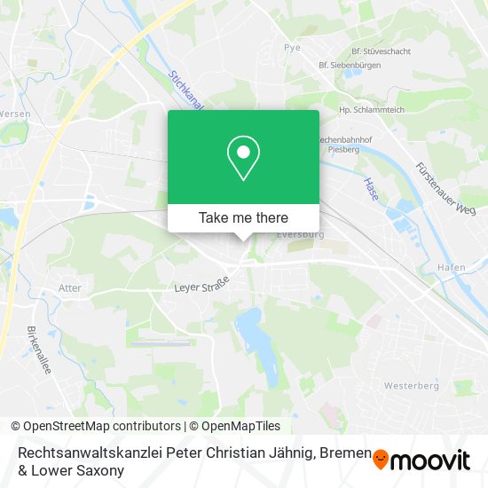 Rechtsanwaltskanzlei Peter Christian Jähnig map