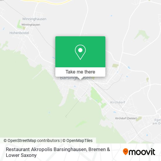 Restaurant Akropolis Barsinghausen map