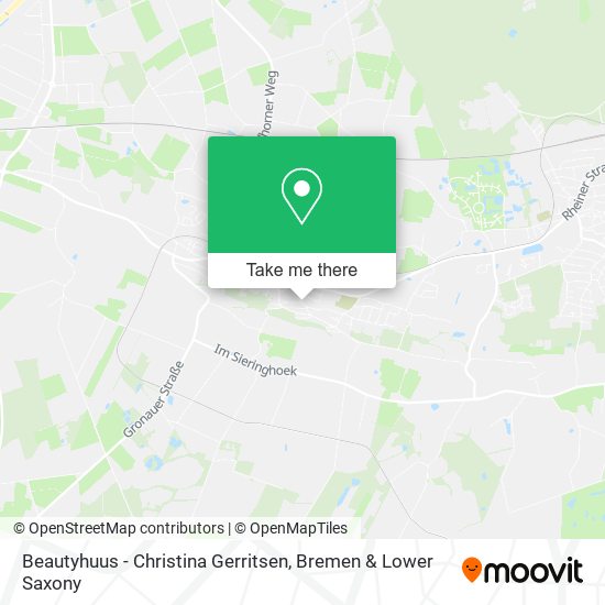 Beautyhuus - Christina Gerritsen map