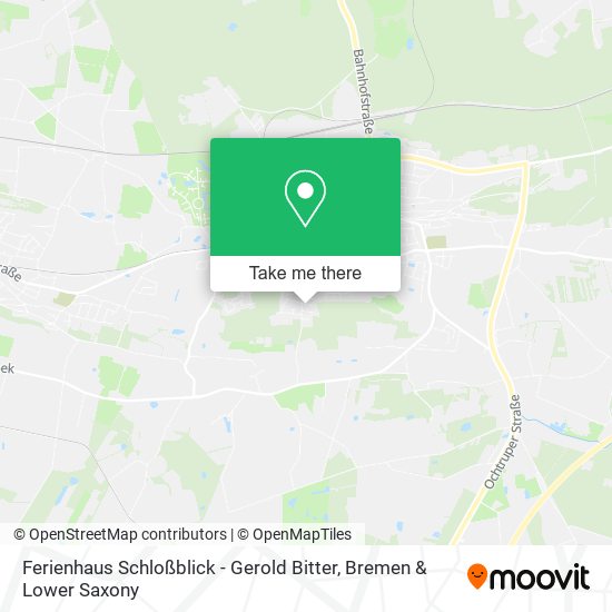 Ferienhaus Schloßblick - Gerold Bitter map