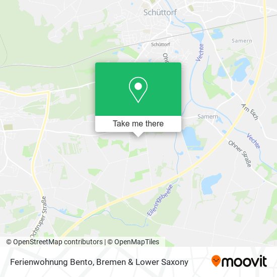 Ferienwohnung Bento map