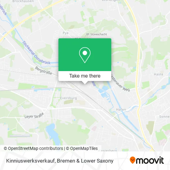 Карта Kinniuswerksverkauf