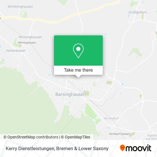 Kerry Dienstleistungen map