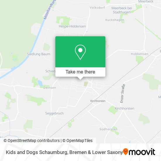 Kids and Dogs Schaumburg map