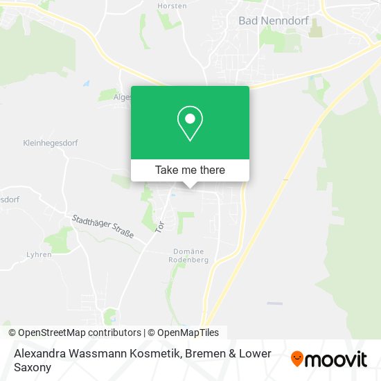 Alexandra Wassmann Kosmetik map