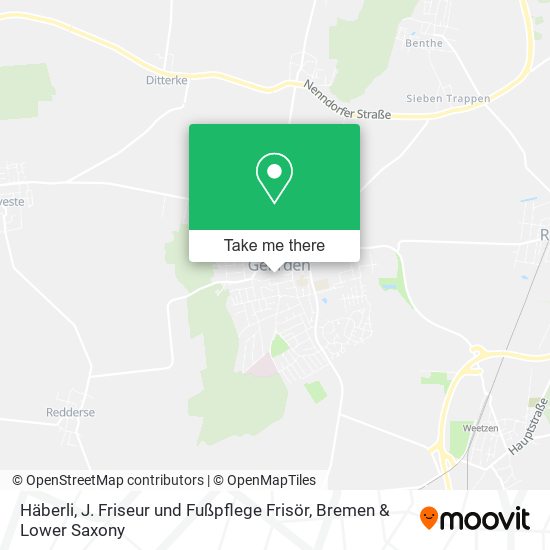 Häberli, J. Friseur und Fußpflege Frisör map