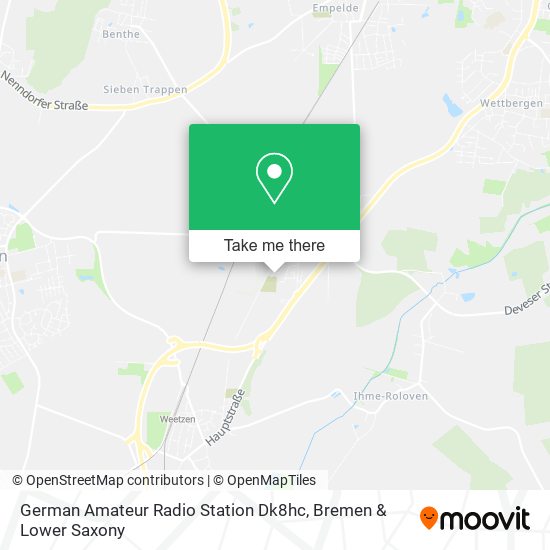 German Amateur Radio Station Dk8hc map