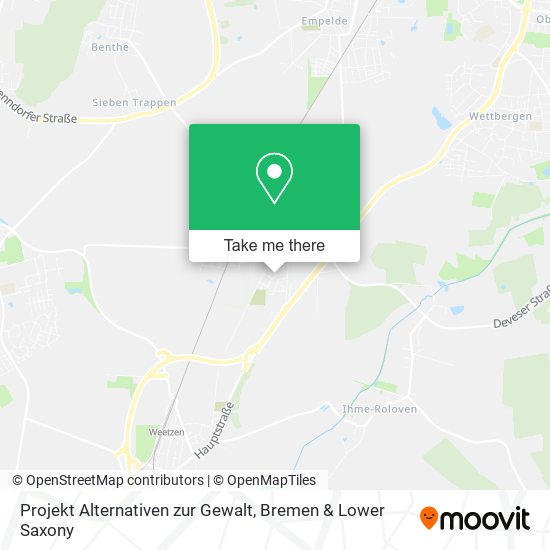 Projekt Alternativen zur Gewalt map
