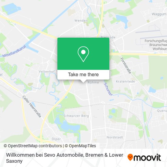 Willkommen bei Sevo Automobile map