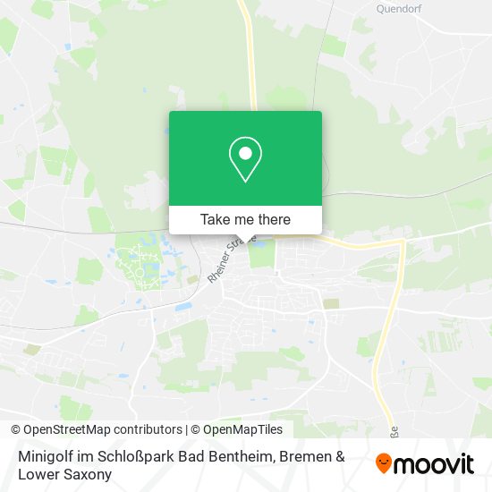 Minigolf im Schloßpark Bad Bentheim map