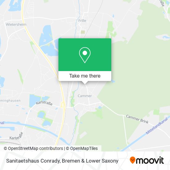 Sanitaetshaus Conrady map