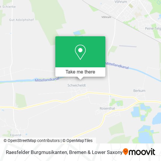Raesfelder Burgmusikanten map