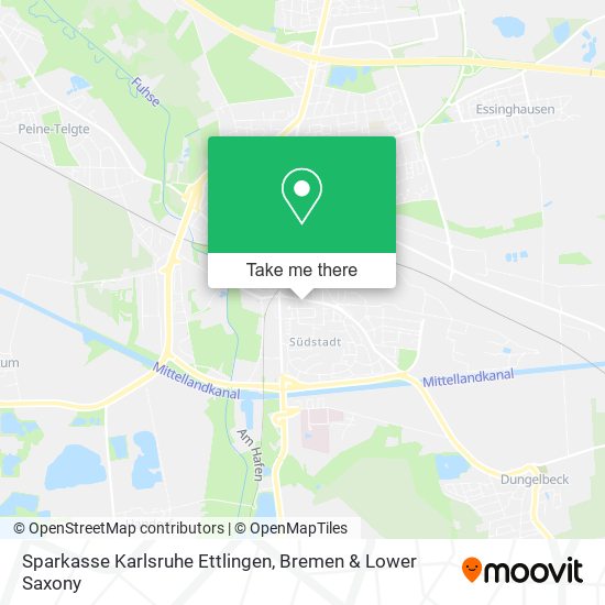 Sparkasse Karlsruhe Ettlingen map