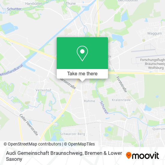 Audi Gemeinschaft Braunschweig map