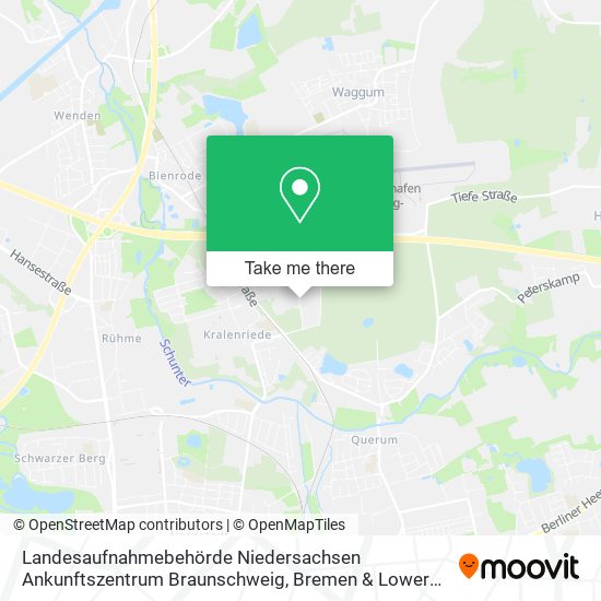 Landesaufnahmebehörde Niedersachsen Ankunftszentrum Braunschweig map