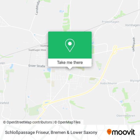 Schloßpassage Friseur map