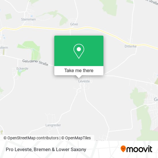 Pro Leveste map