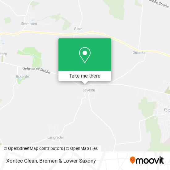 Xontec Clean map