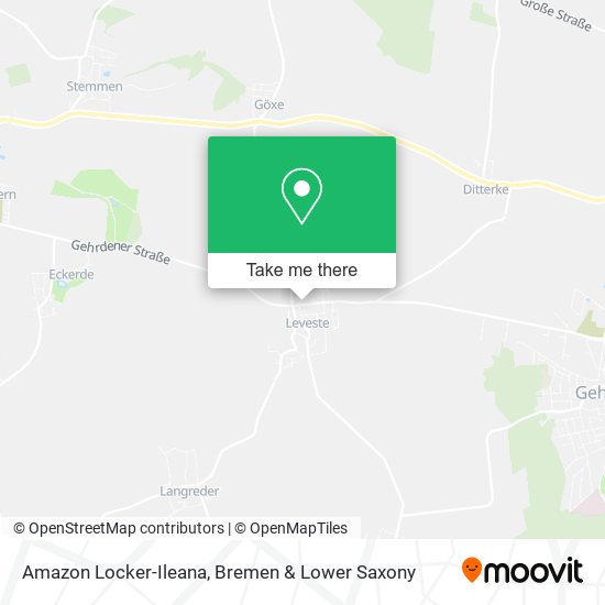 Amazon Locker-Ileana map