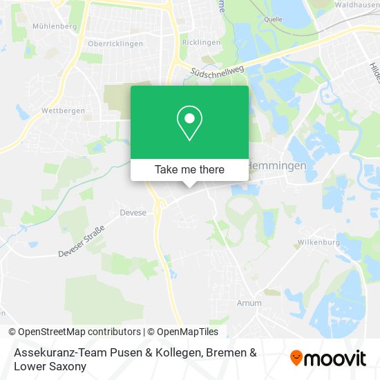 Assekuranz-Team Pusen & Kollegen map