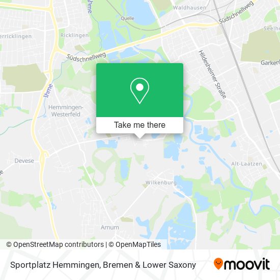 Sportplatz Hemmingen map