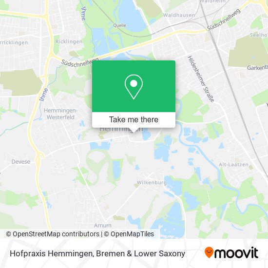Hofpraxis Hemmingen map