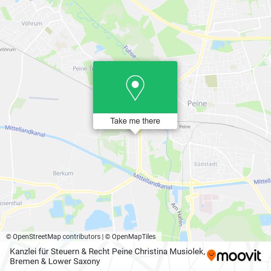 Kanzlei für Steuern & Recht Peine Christina Musiolek map
