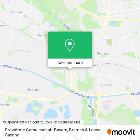 Erdwärme Gemeinschaft Bayern map