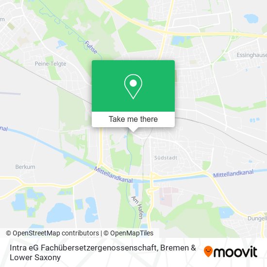 Intra eG Fachübersetzergenossenschaft map