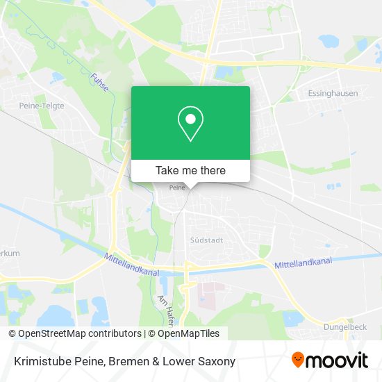 Krimistube Peine map
