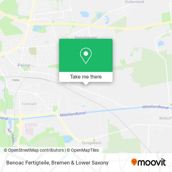 Benoac Fertigteile map