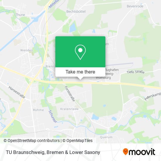 TU Braunschweig map