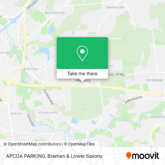 APCOA PARKING map