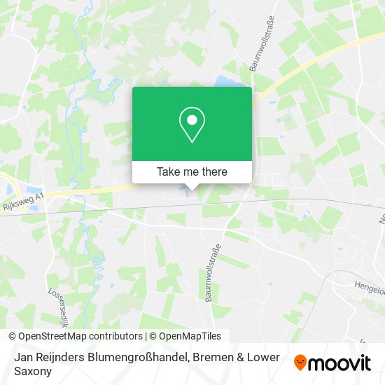 Jan Reijnders Blumengroßhandel map