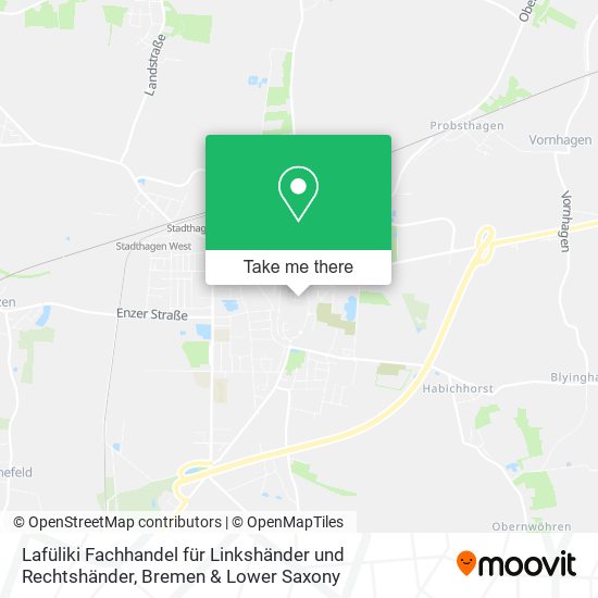 Lafüliki Fachhandel für Linkshänder und Rechtshänder map