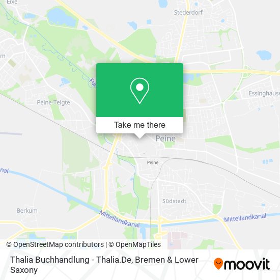 Thalia Buchhandlung - Thalia.De map